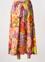 Jupe longue rose KALI YOG pour femme seconde vue