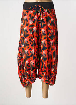Pantacourt orange BLA-BLA pour femme