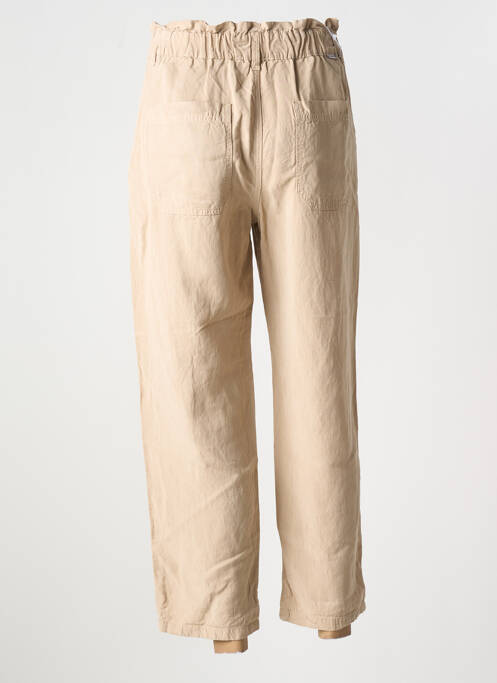 Pantalon droit beige HAPPY pour femme