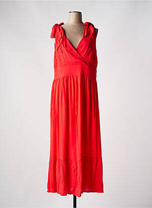 Robe longue sans manche sans manche rouge MOLLY BRACKEN femme
