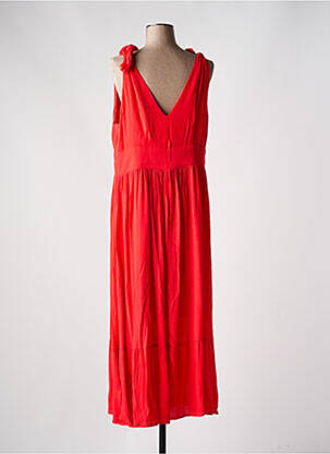 Robe longue sans manche sans manche rouge MOLLY BRACKEN femme