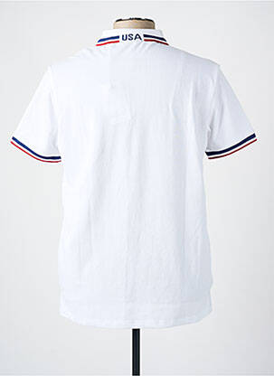 Polo coupe cintrée manches courtes blanc U.S. POLO ASSN homme