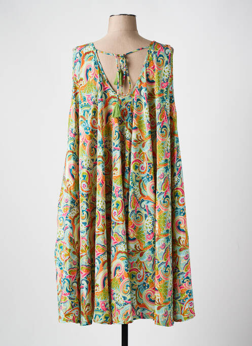 Robe mi-longue vert ALLER SIMPLEMENT pour femme