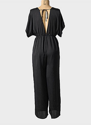 Combi-pantalon coupe fluide manches courtes noir MOLLY BRACKEN femme