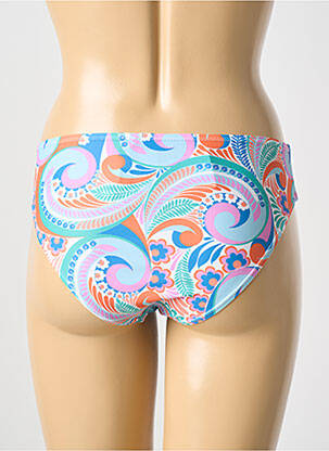Bas de maillot de bain imprimé fantaisie culotte bleu MOLLY BRACKEN femme