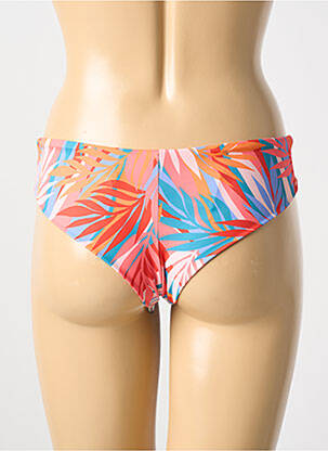 Bas de maillot de bain imprimé fantaisie culotte orange MOLLY BRACKEN femme