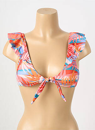 Haut de maillot de bain haut soutien-gorge moulé haut soutien-gorge moulé orange MOLLY BRACKEN femme