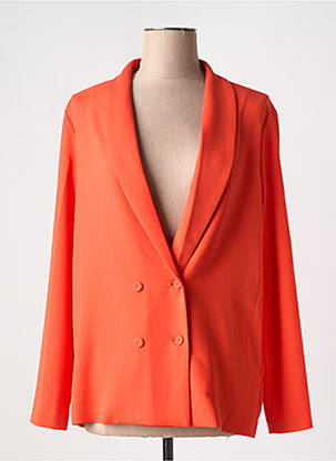 Blazer col châle orange IMPERIAL femme