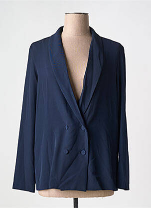 Blazer col châle bleu IMPERIAL femme