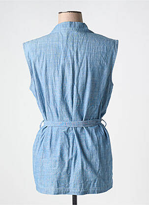 Blazer coupe cintrée bleu GEISHA femme