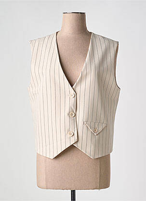 Gilet sans manche beige IMPERIAL pour femme