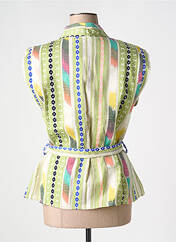 Gilet sans manche vert GEISHA pour femme seconde vue