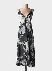 Robe mi-longue noir LARAETHNICS pour femme seconde vue