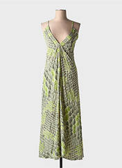 Robe mi-longue vert LARAETHNICS pour femme seconde vue