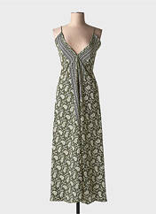 Robe mi-longue vert LARAETHNICS pour femme seconde vue