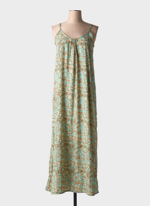 Robe longue bleu LARAETHNICS pour femme