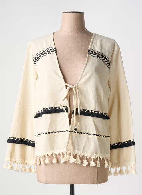 Veste casual beige NEKANE pour femme