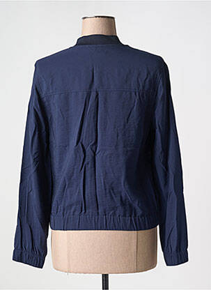 Blouson col v bleu STREET ONE femme