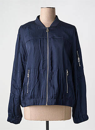 Blouson tissage imperméable bleu STREET ONE femme