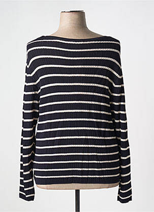 Pull col bateau manches longues bleu STREET ONE femme