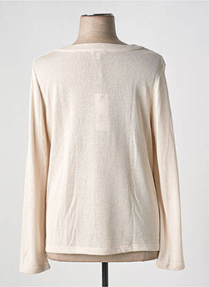Pull coupe cintrée manches longues beige STREET ONE femme
