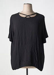 Blouse manches courtes manches courtes noir STREET ONE femme