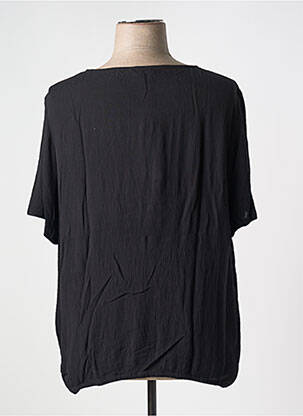 Blouse manches courtes manches courtes noir STREET ONE femme