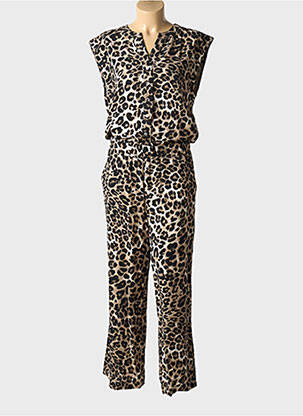 Combi-pantalon poches manches courtes marron STREET ONE femme