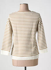 Sweat-shirt beige STREET ONE pour femme seconde vue