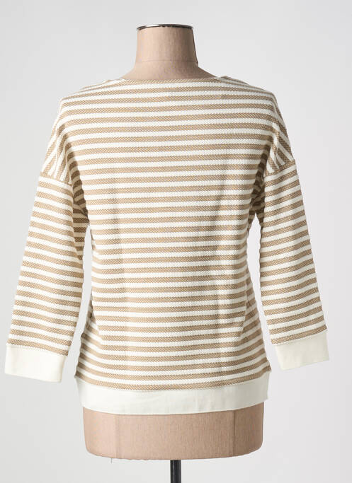 Sweat-shirt beige STREET ONE pour femme