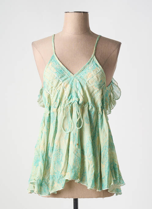 Top bleu NEKANE pour femme