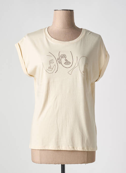 T-shirt beige GEISHA pour femme