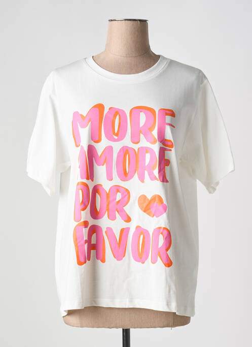 T-shirt blanc GEISHA pour femme