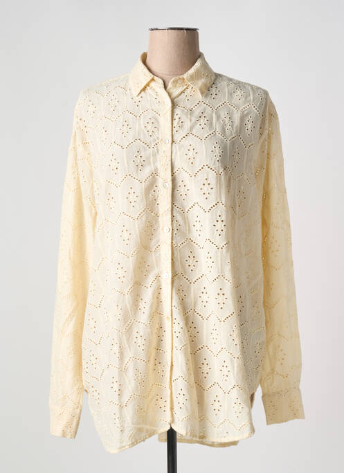 Tunique manches longues beige LARAETHNICS pour femme