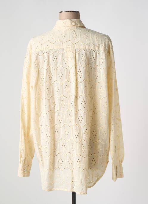 Tunique manches longues beige LARAETHNICS pour femme