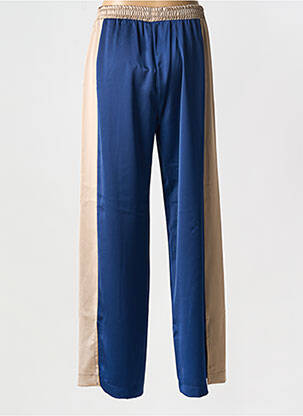 Pantalon droit taille élastique bleu IMPERIAL femme