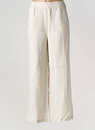 Pantalon droit taille élastique taille normale beige STREET ONE femme