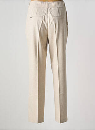 Pantalon droit stretch taille normale beige STREET ONE femme