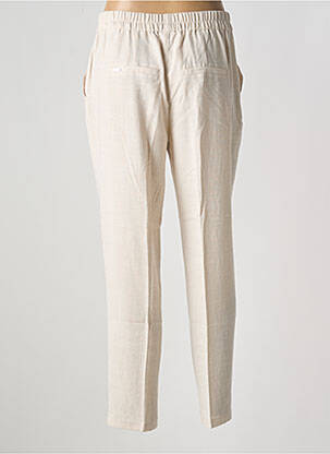 Pantalon slim taille élastique taille normale beige STREET ONE femme