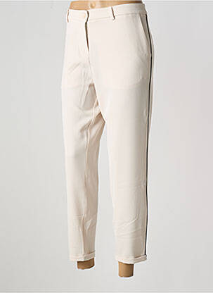 Pantalon 7/8 stretch taille normale beige IMPERIAL femme