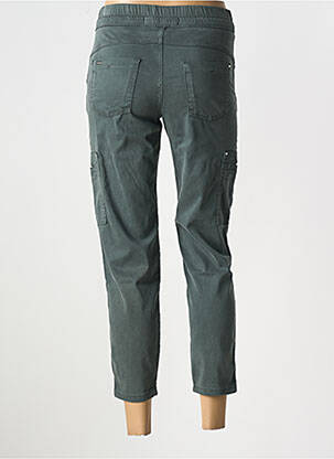 Pantalon 7/8 stretch taille normale vert STREET ONE femme