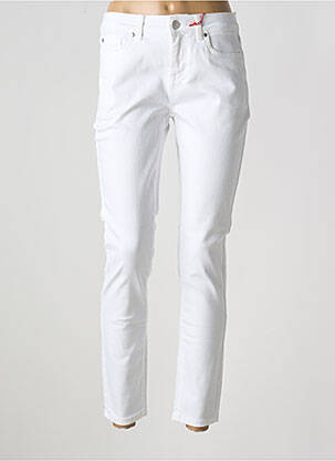 Jeans coupe slim blanc STREET ONE pour femme