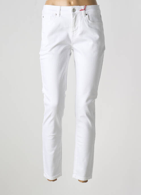 Jeans coupe slim blanc STREET ONE pour femme
