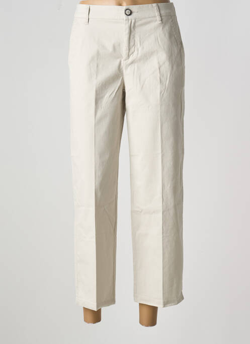 Pantalon 7/8 beige STREET ONE femme