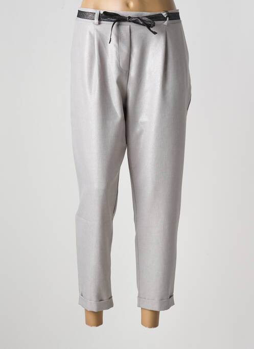 Pantalon 7/8 gris PLEASE pour femme