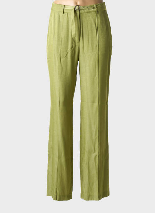 Pantalon droit vert GEISHA pour femme