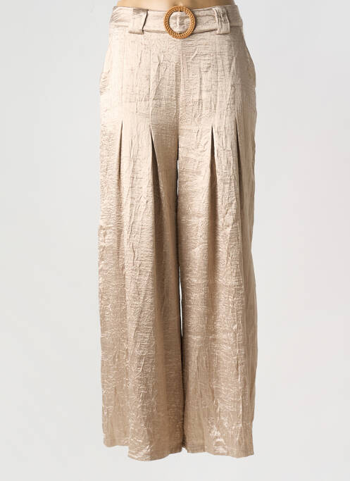Pantalon large or NEKANE pour femme