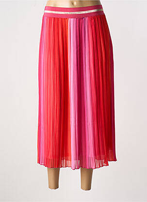 Jupe longue rose GEISHA pour femme