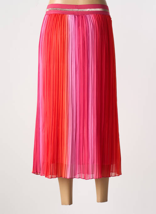 Jupe longue rose GEISHA pour femme