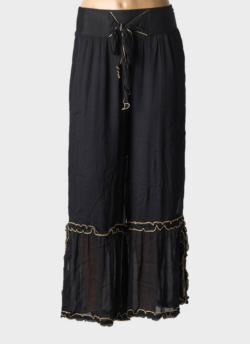 Pantalon large noir NEKANE pour femme